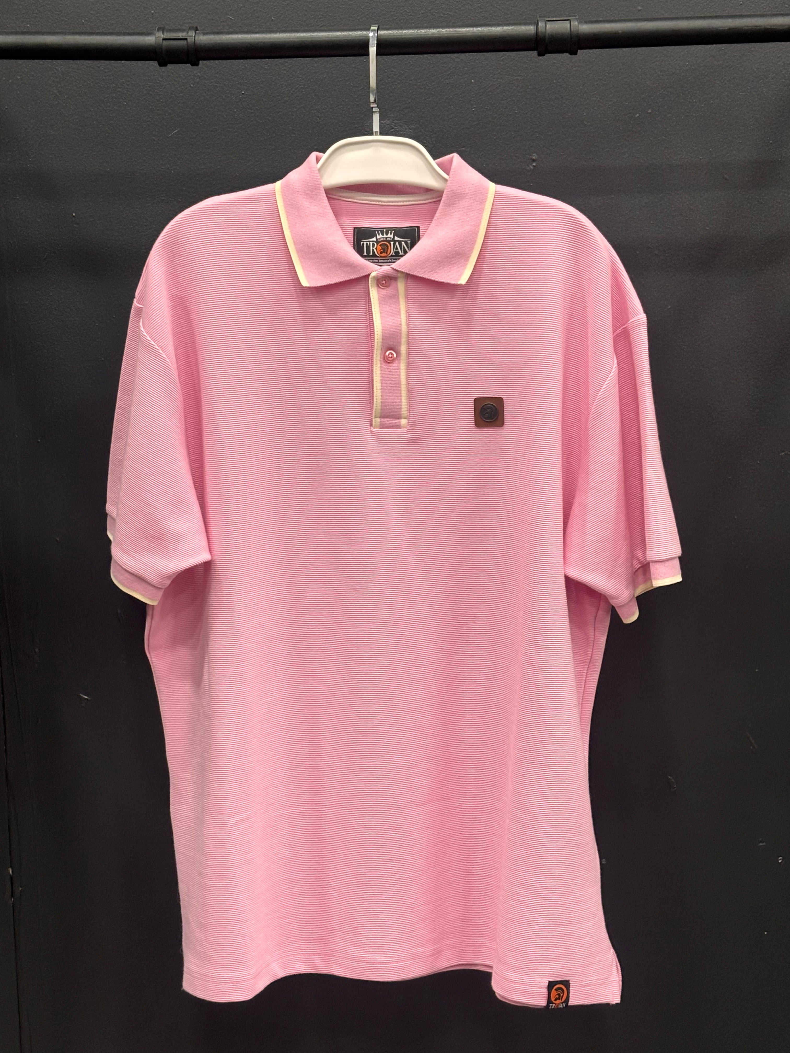 Trojan Ottoman Stripe Trim Polo Shirt TR/9080