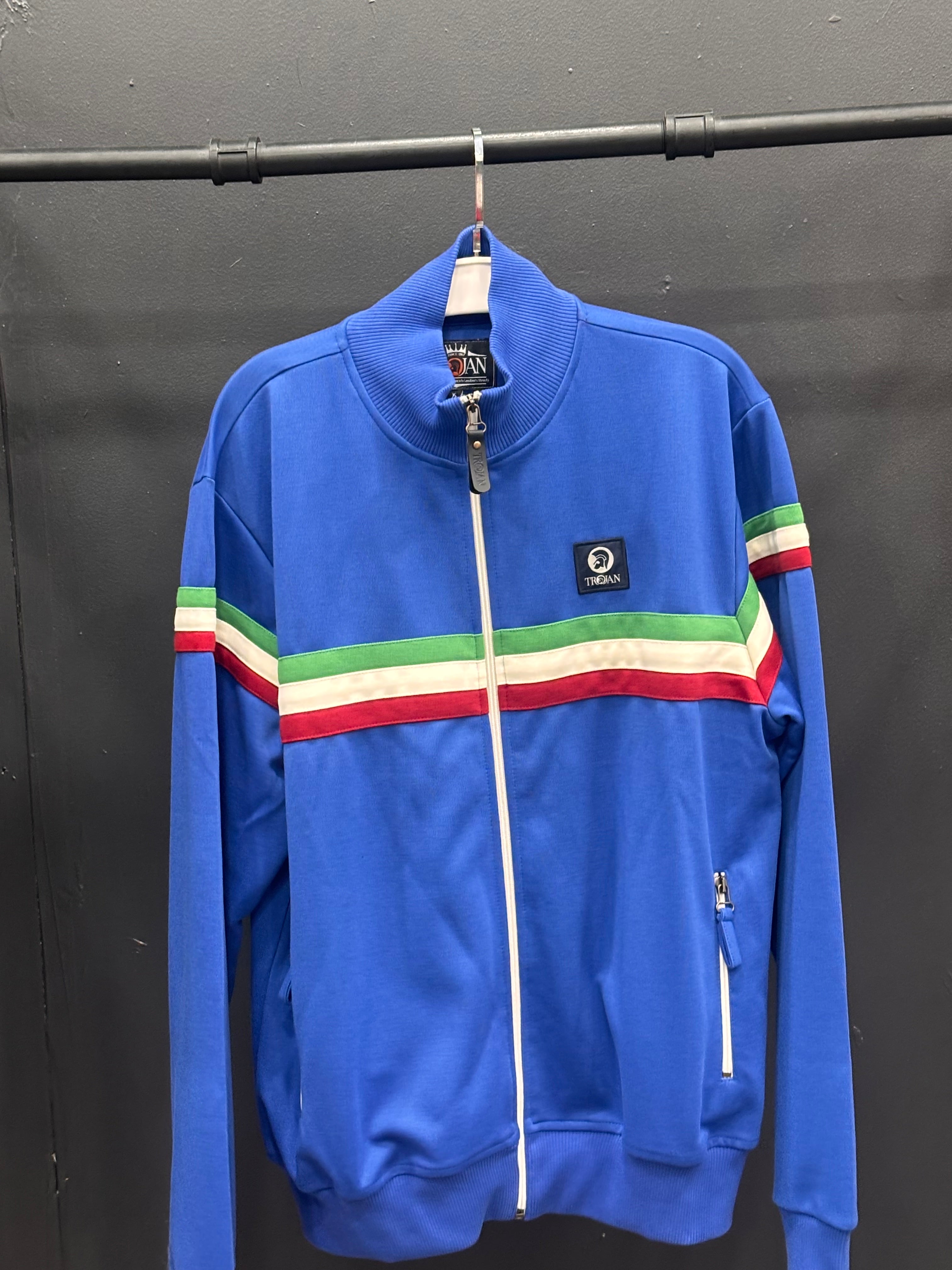 Trojan Retro Stripe Track Top TR/9052