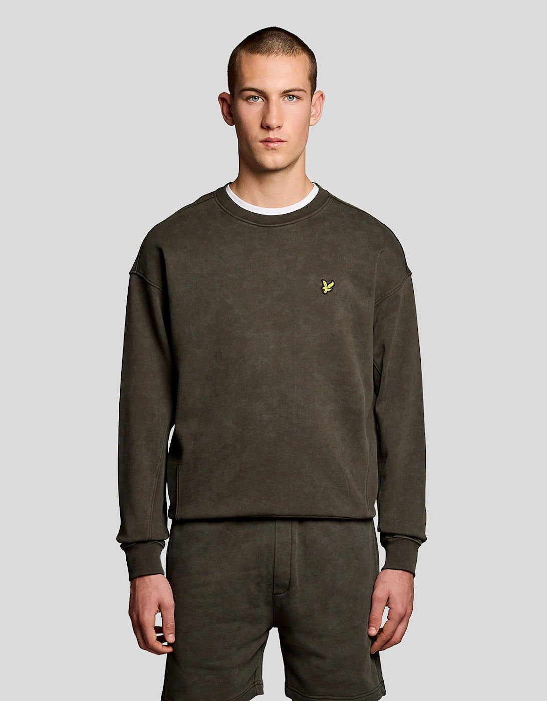 Lyle & Scott Heavy Wash Crew Neck Sweatshirt