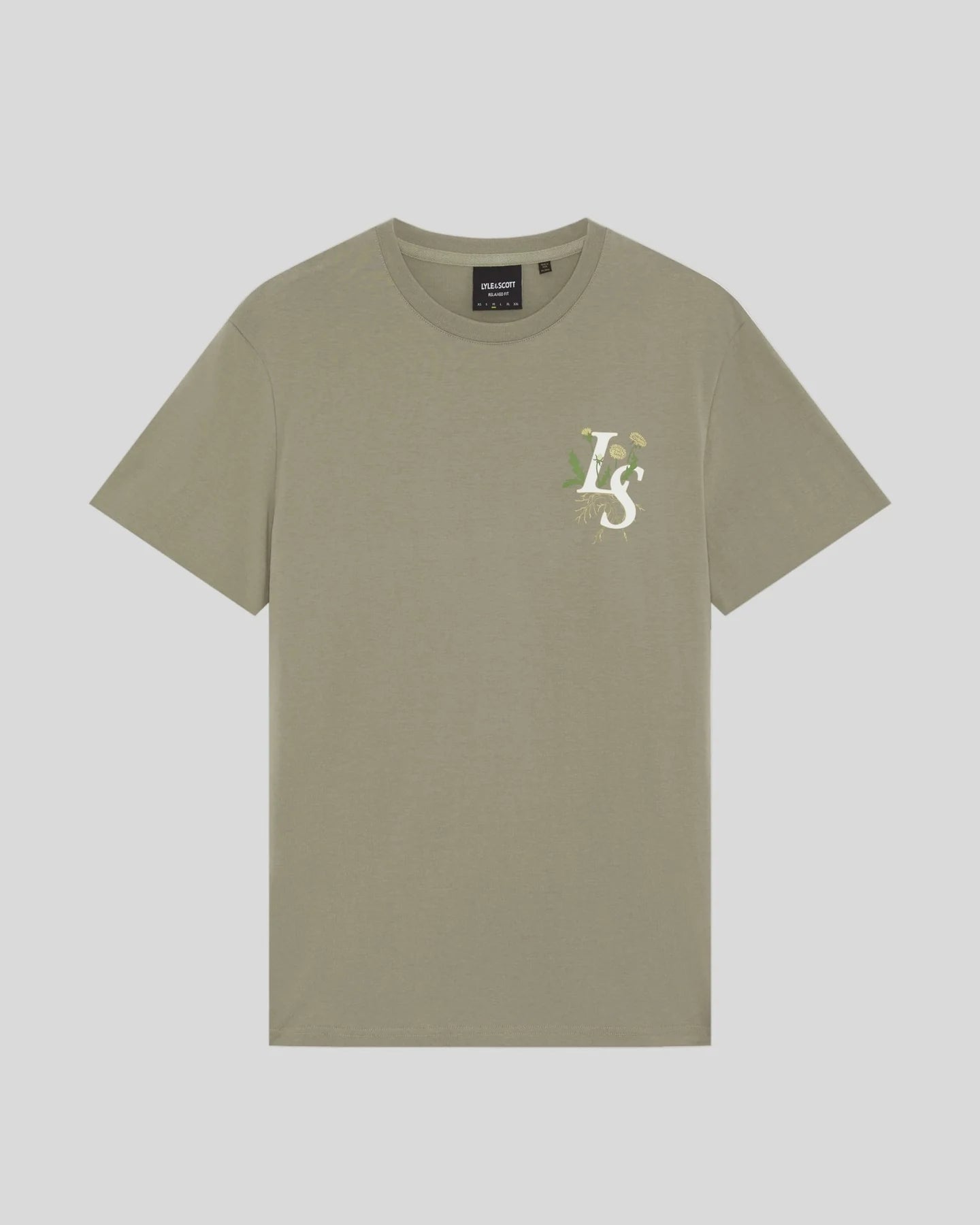 Lyle & Scott Dandelion Script Graphic T-Shirt