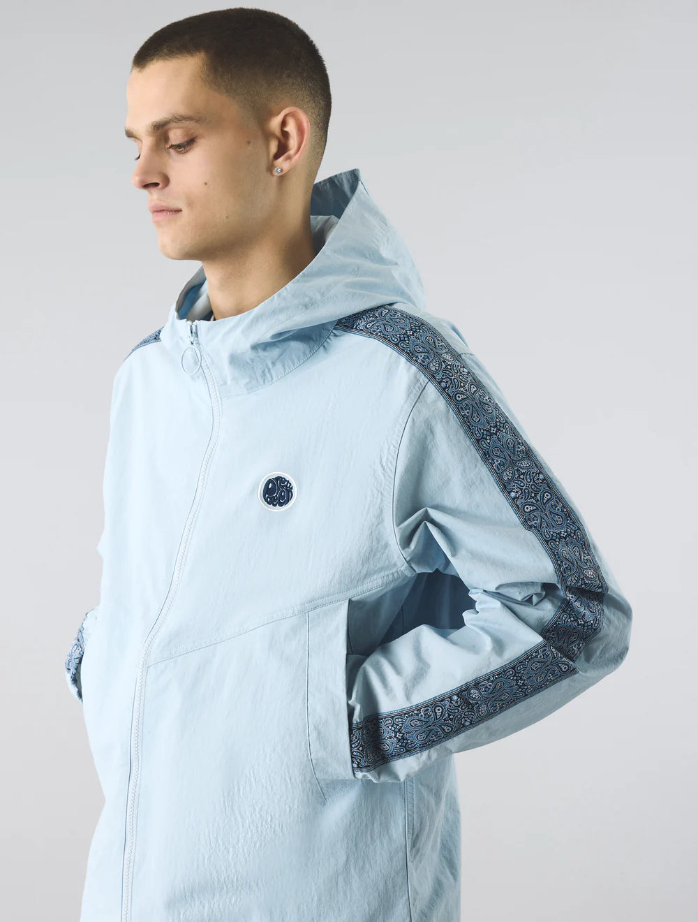 ECLIPSE PAISEY TAPE HOODED JACKET