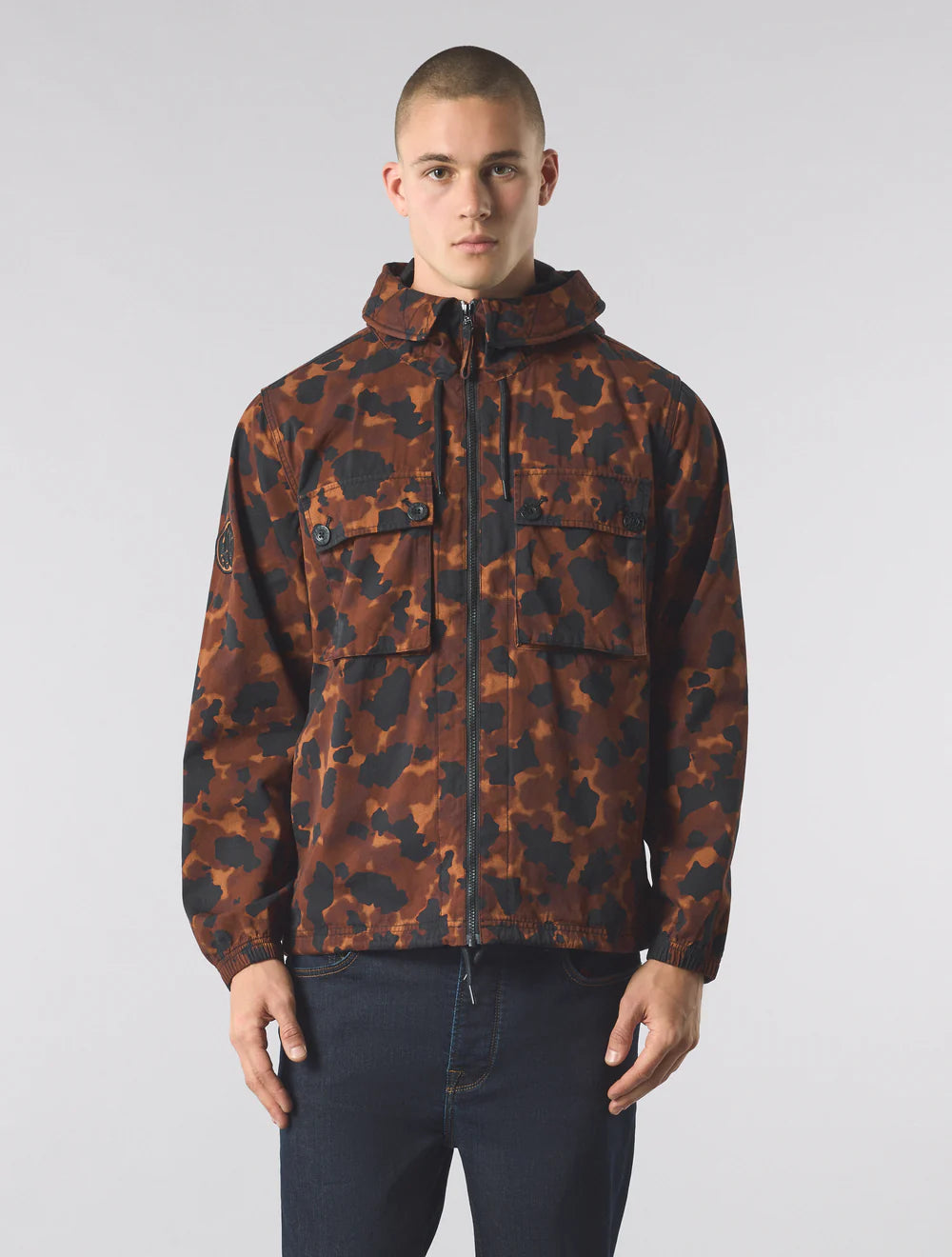 BRINDLE HOODED JACKET