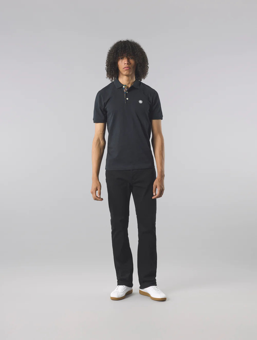 HOUSE PAISLEY PLACKET POLO
