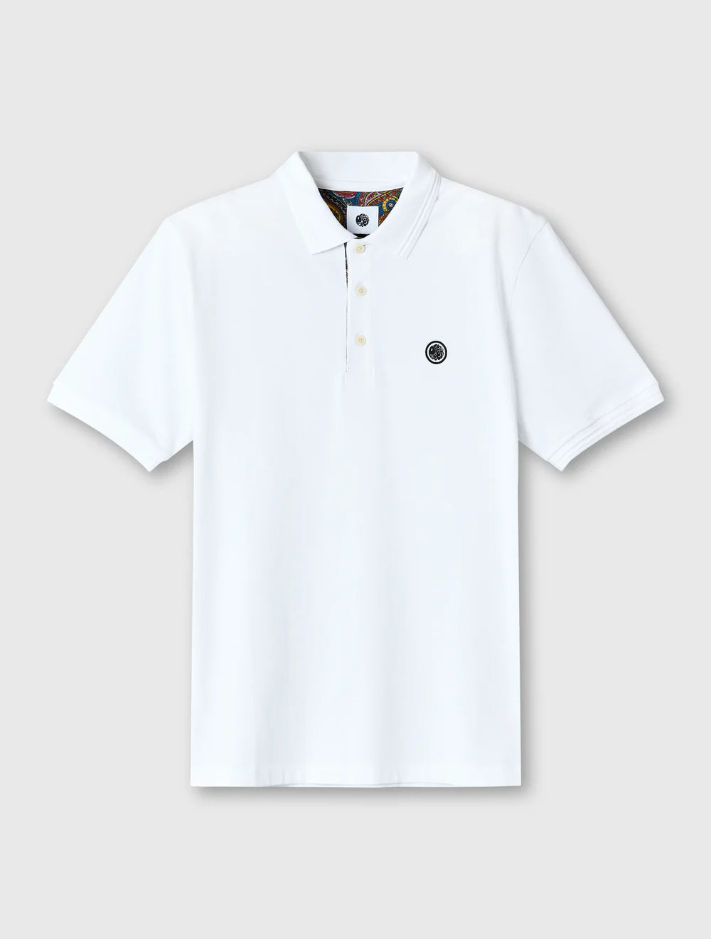 HOUSE PAISLEY PLACKET POLO