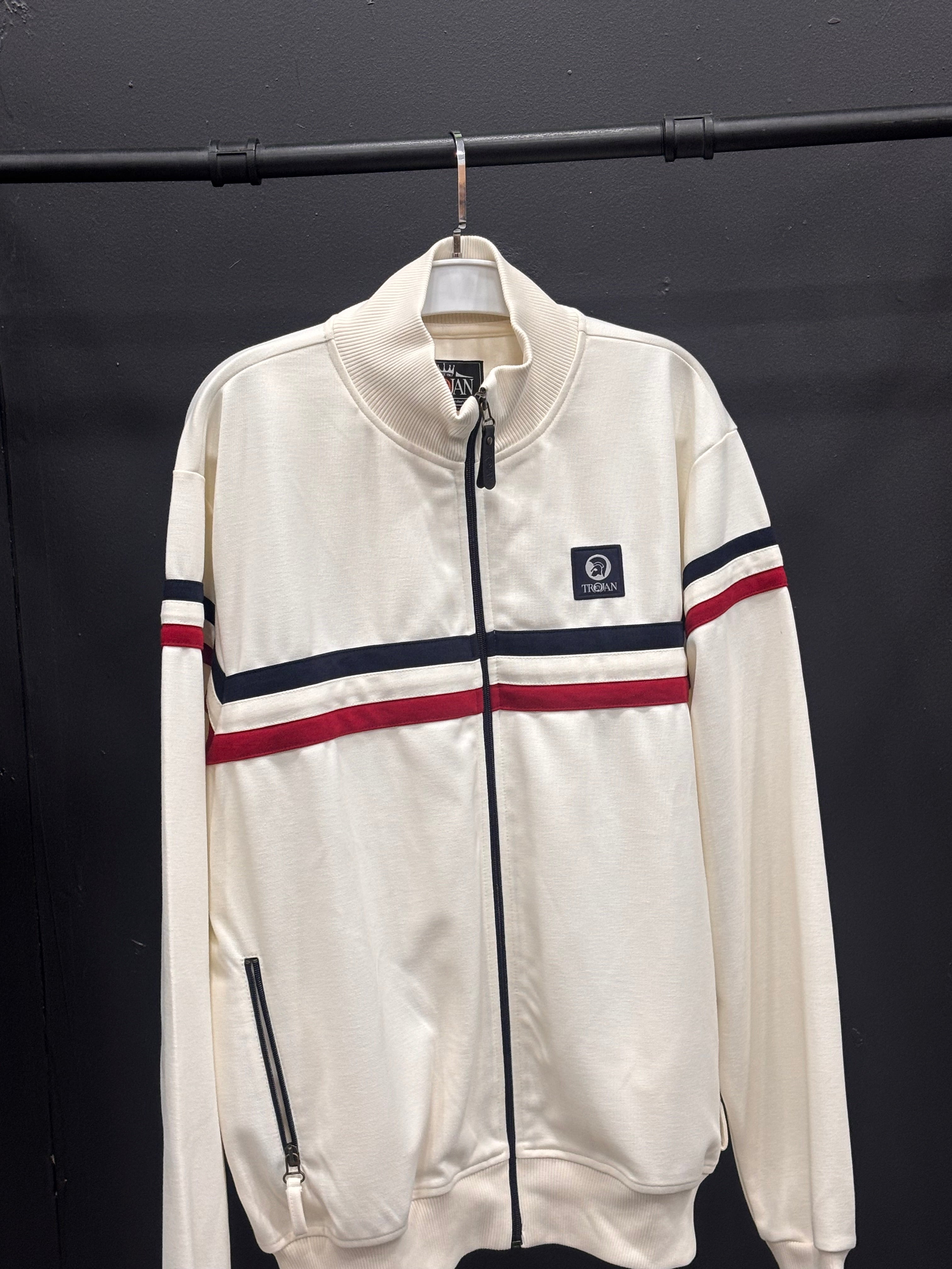 Trojan Retro Stripe Track Top TR/9052