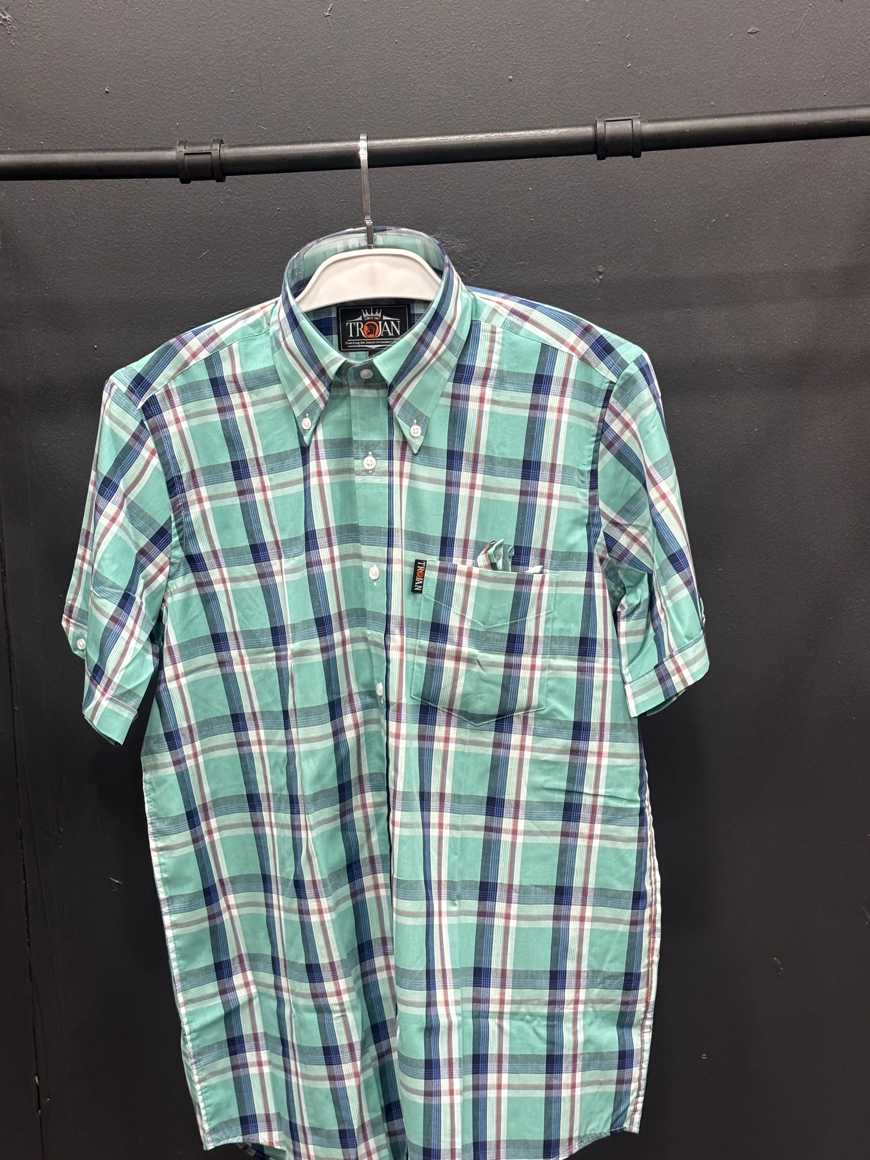 TROJAN Classic check shirt TC/1061