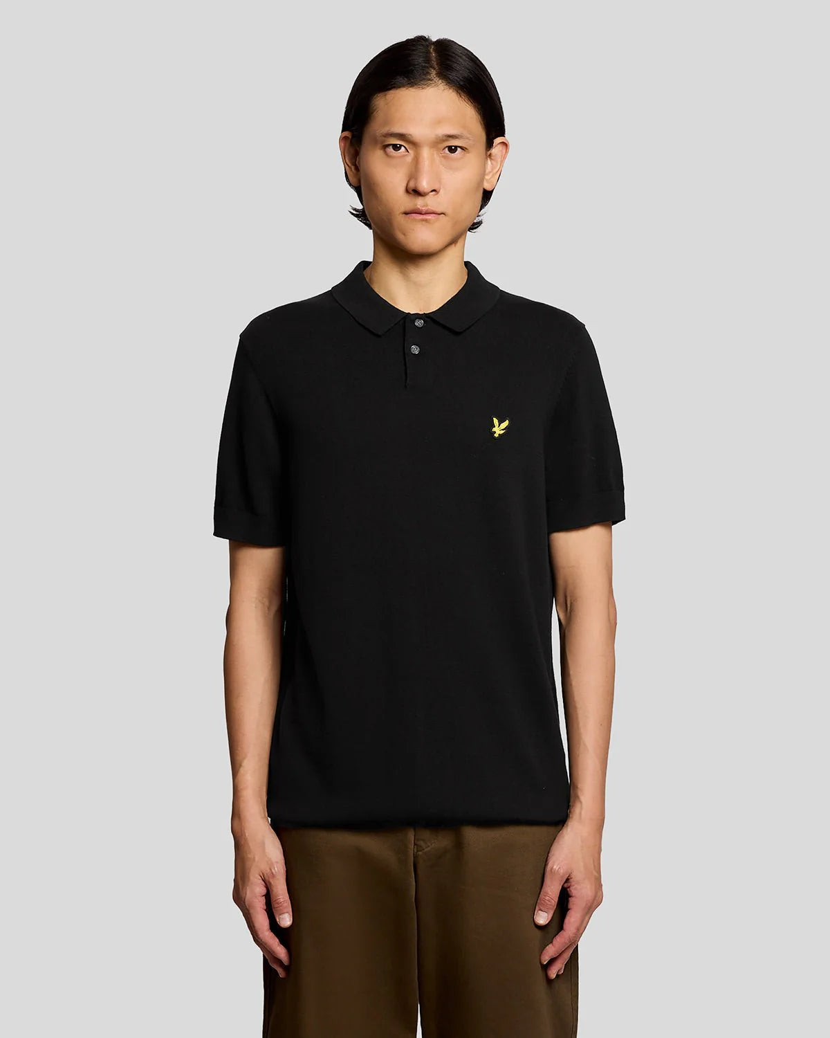 Lyle & Scott Cotton Short Sleeve Knitted Polo