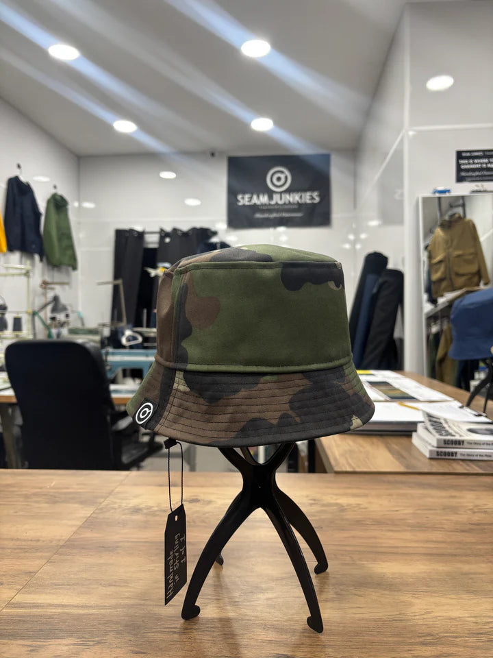 Seam Junkies Bucket Hat Handmade in store at Calpa HQ