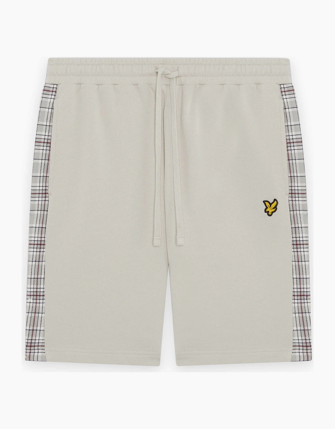 Lyle & Scott Check Panelled Sweat Shorts