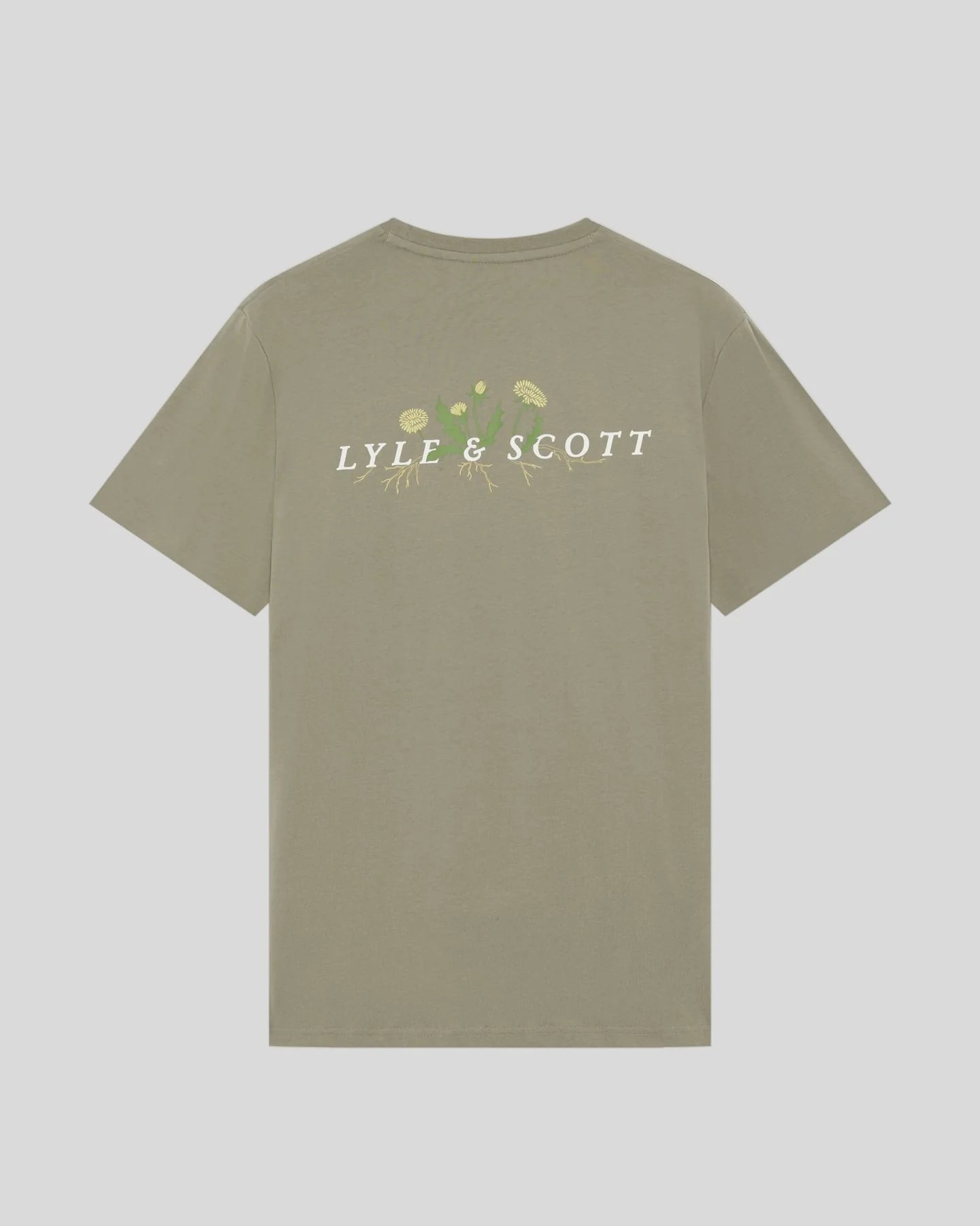 Lyle & Scott Dandelion Script Graphic T-Shirt